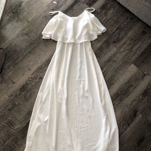 Nasty Gal Cold Shoulder Maxi Dress Size 2